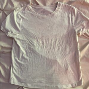 Old Navy Women's Cream Short Sleeve Tee
